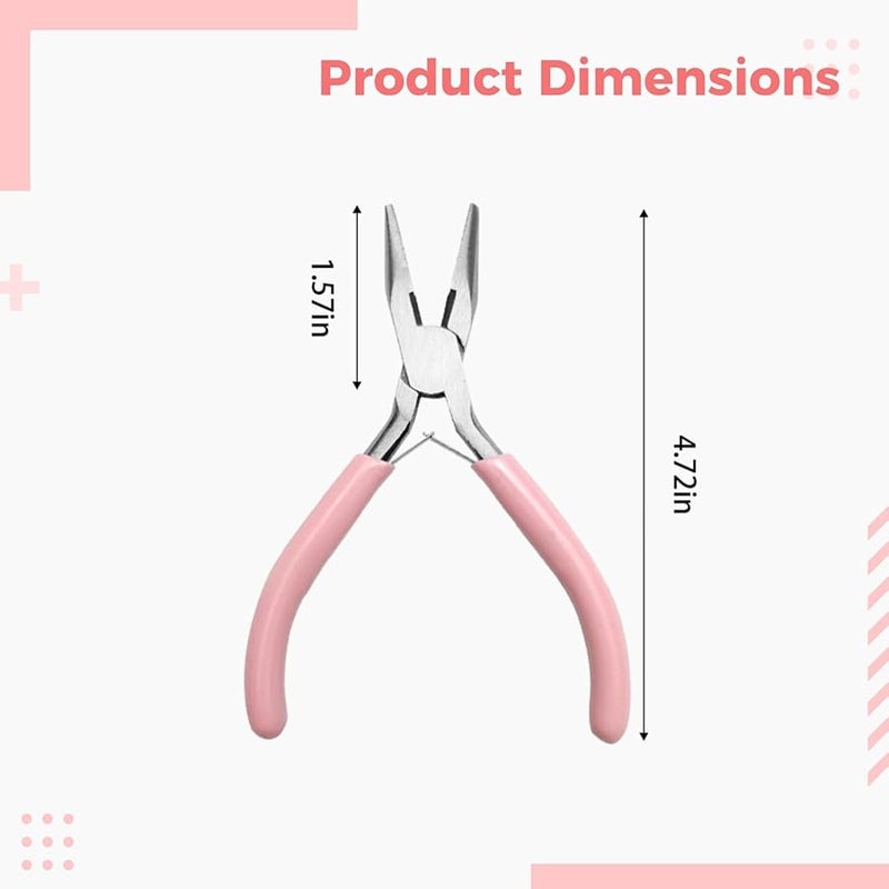 3 Pcs Steel Jewelry Pliers Tools Kit for Jewelry Making Wiring and Repair - Image 5